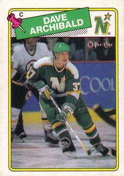 1988-89 O-Pee-Chee #112 Dave Archibald Front