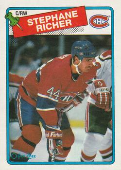 1988-89 O-Pee-Chee #5 Stephane Richer Front