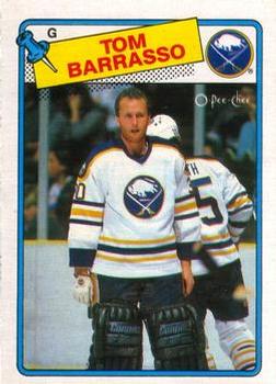 1988-89 O-Pee-Chee #107 Tom Barrasso Front