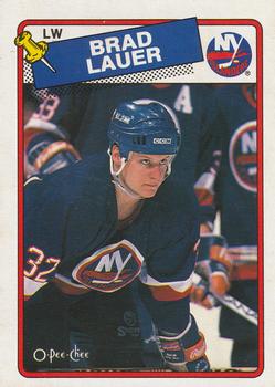 1988-89 O-Pee-Chee #226 Brad Lauer Front