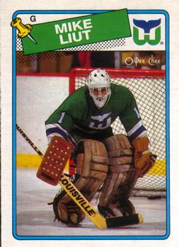 1988-89 O-Pee-Chee #127 Mike Liut Front