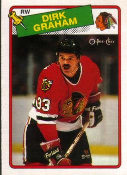 1988-89 O-Pee-Chee #135 Dirk Graham Front