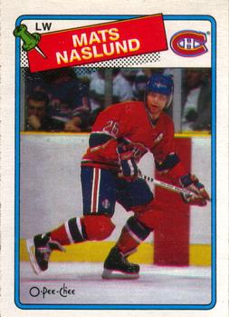 1988-89 O-Pee-Chee #156 Mats Naslund Front