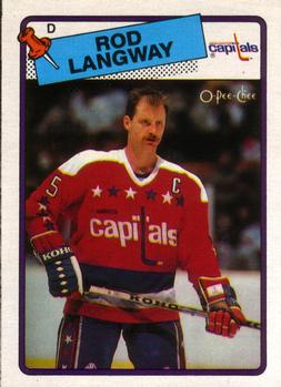 1988-89 O-Pee-Chee #192 Rod Langway Front