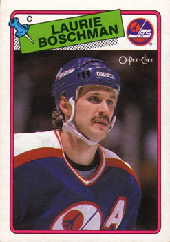 1988-89 O-Pee-Chee #200 Laurie Boschman Front