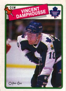 1988-89 O-Pee-Chee #207 Vincent Damphousse Front