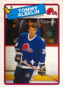 1988-89 O-Pee-Chee #210 Tommy Albelin Front