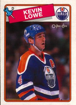 1988-89 O-Pee-Chee #229 Kevin Lowe Front