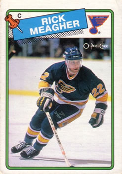 1988-89 O-Pee-Chee #235 Rick Meagher Front