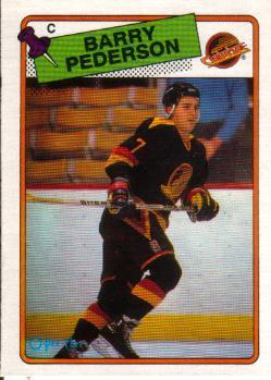 1988-89 O-Pee-Chee #32 Barry Pederson Front