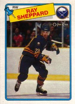 1988-89 O-Pee-Chee #55 Ray Sheppard Front