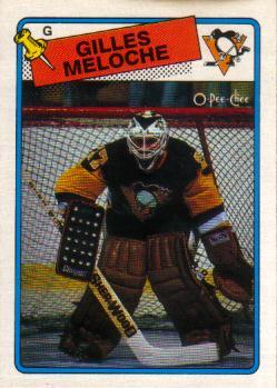 1988-89 O-Pee-Chee #8 Gilles Meloche Front
