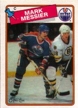 1988-89 O-Pee-Chee #93 Mark Messier Front