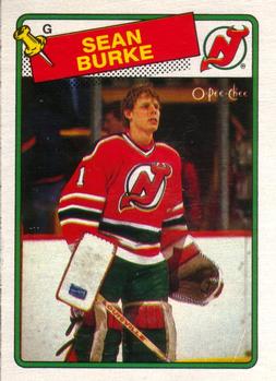 1988-89 O-Pee-Chee #94 Sean Burke Front