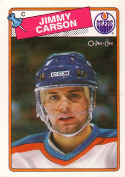 1988-89 O-Pee-Chee #9 Jimmy Carson Front
