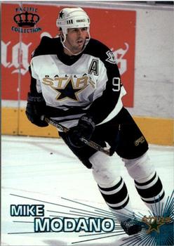 1997-98 Pacific Crown Collection - Emerald Green #4 Mike Modano Front