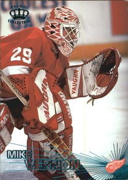 1997-98 Pacific Crown Collection - Emerald Green #24 Mike Vernon Front