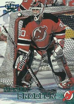 1997-98 Pacific Crown Collection - Emerald Green #30 Martin Brodeur Front