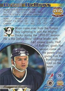 1997-98 Pacific Crown Collection - Emerald Green #70 Brian Bellows Back