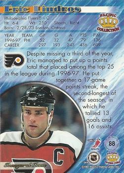 1997-98 Pacific Crown Collection - Emerald Green #88 Eric Lindros Back