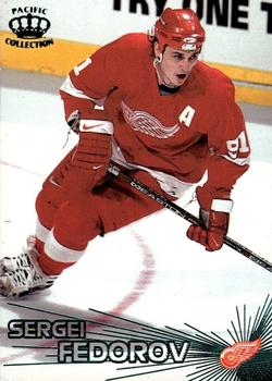 1997-98 Pacific Crown Collection - Emerald Green #91 Sergei Fedorov Front