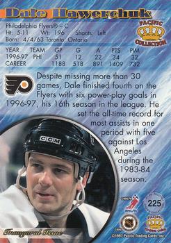 1997-98 Pacific Crown Collection - Emerald Green #225 Dale Hawerchuk Back