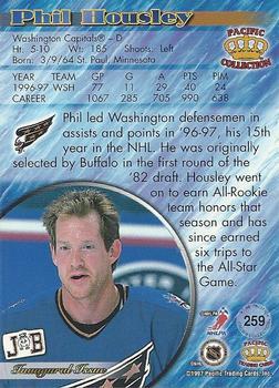 1997-98 Pacific Crown Collection - Emerald Green #259 Phil Housley Back