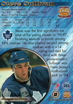 1997-98 Pacific Crown Collection - Emerald Green #283 Steve Sullivan Back