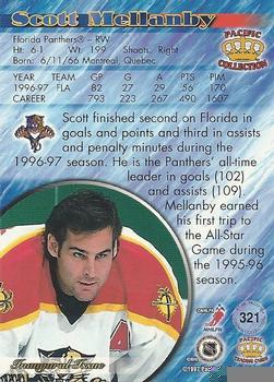 1997-98 Pacific Crown Collection - Emerald Green #321 Scott Mellanby Back