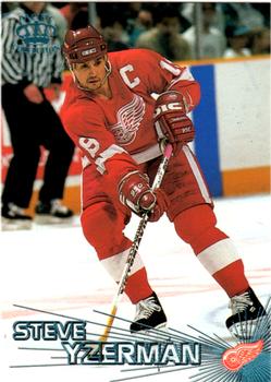 1997-98 Pacific Crown Collection - Ice Blue #19 Steve Yzerman Front