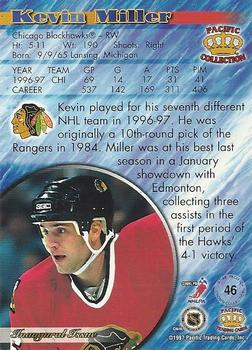 1997-98 Pacific Crown Collection - Ice Blue #46 Kevin Miller Back