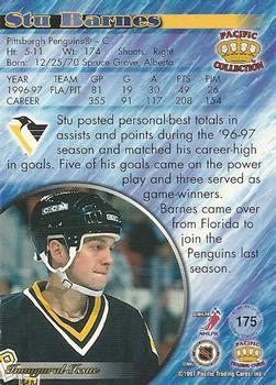 1997-98 Pacific Crown Collection - Ice Blue #175 Stu Barnes Back
