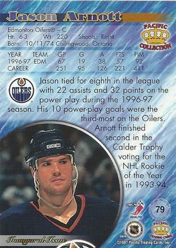 1997-98 Pacific Crown Collection - Red #79 Jason Arnott Back