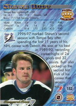 1997-98 Pacific Crown Collection - Red #152 Shawn Burr Back