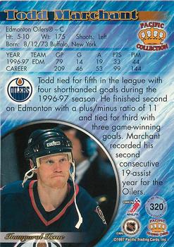 1997-98 Pacific Crown Collection - Red #320 Todd Marchant Back