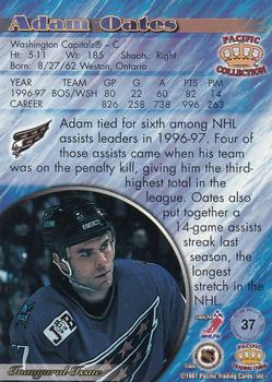 1997-98 Pacific Crown Collection - Silver #37 Adam Oates Back