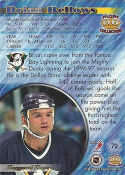 1997-98 Pacific Crown Collection - Silver #70 Brian Bellows Back