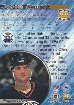 1997-98 Pacific Crown Collection - Silver #79 Jason Arnott Back