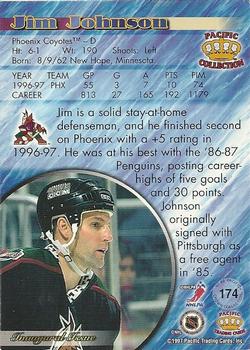 1997-98 Pacific Crown Collection - Silver #174 Jim Johnson Back