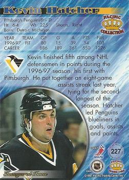1997-98 Pacific Crown Collection - Silver #227 Kevin Hatcher Back