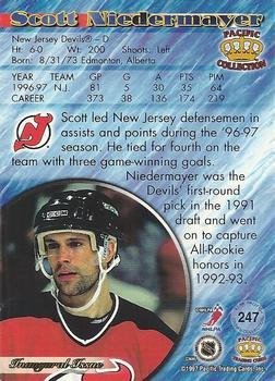 1997-98 Pacific Crown Collection - Silver #247 Scott Niedermayer Back