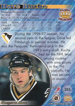 1997-98 Pacific Crown Collection - Silver #253 Dave Roche Back