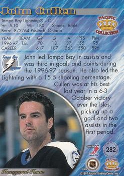 1997-98 Pacific Crown Collection - Silver #282 John Cullen Back