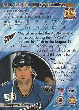1997-98 Pacific Crown Collection - Silver #285 Michal Pivonka Back