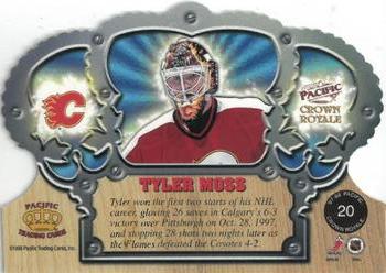 1997-98 Pacific Crown Royale - Silver #20 Tyler Moss Back