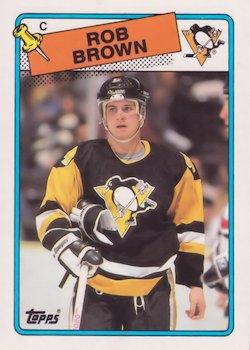 1988-89 Topps #109 Rob Brown Front