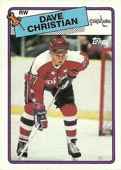1988-89 Topps #14 Dave Christian Front