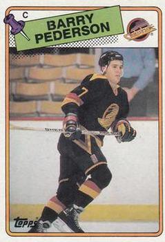 1988-89 Topps #32 Barry Pederson Front