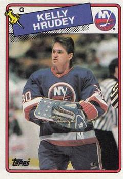 1988-89 Topps #155 Kelly Hrudey Front