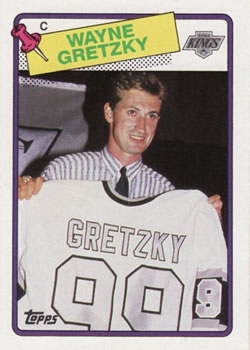 1988-89 Topps #120 Wayne Gretzky Front